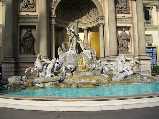 Fake Trevi Fountain in Las Vegas
