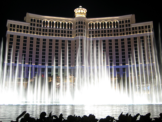Bellagio water show in Las Vegas