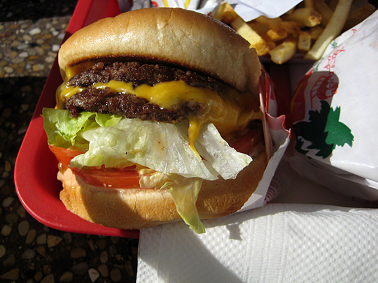 In-N-Out burger in Las Vegas