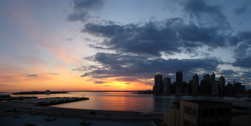 Sunset on the Brooklyn Heights Promenade