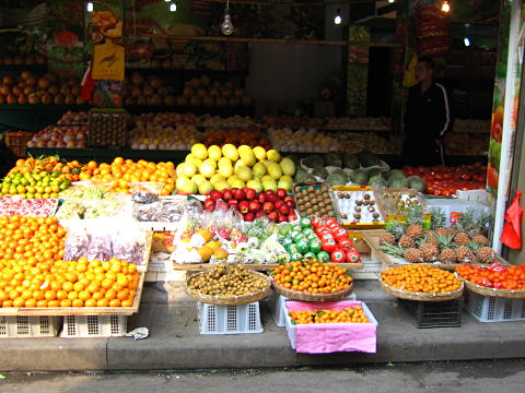 Street market in Shanghai