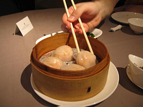 Jade Garden shrimp dumplings