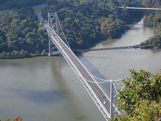 Bear Mountain Bridge from Anthony's Nose