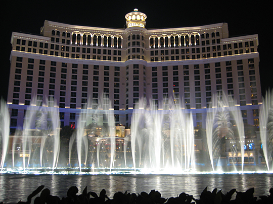 Bellagio water show in Las Vegas