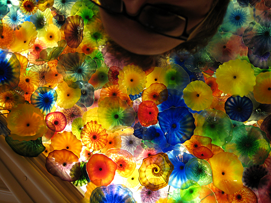 Bellagio Chihuly installation in Las Vegas